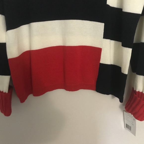 NWT Villager by Liz Claiborne Color Block Sweater - Picture 5 of 6